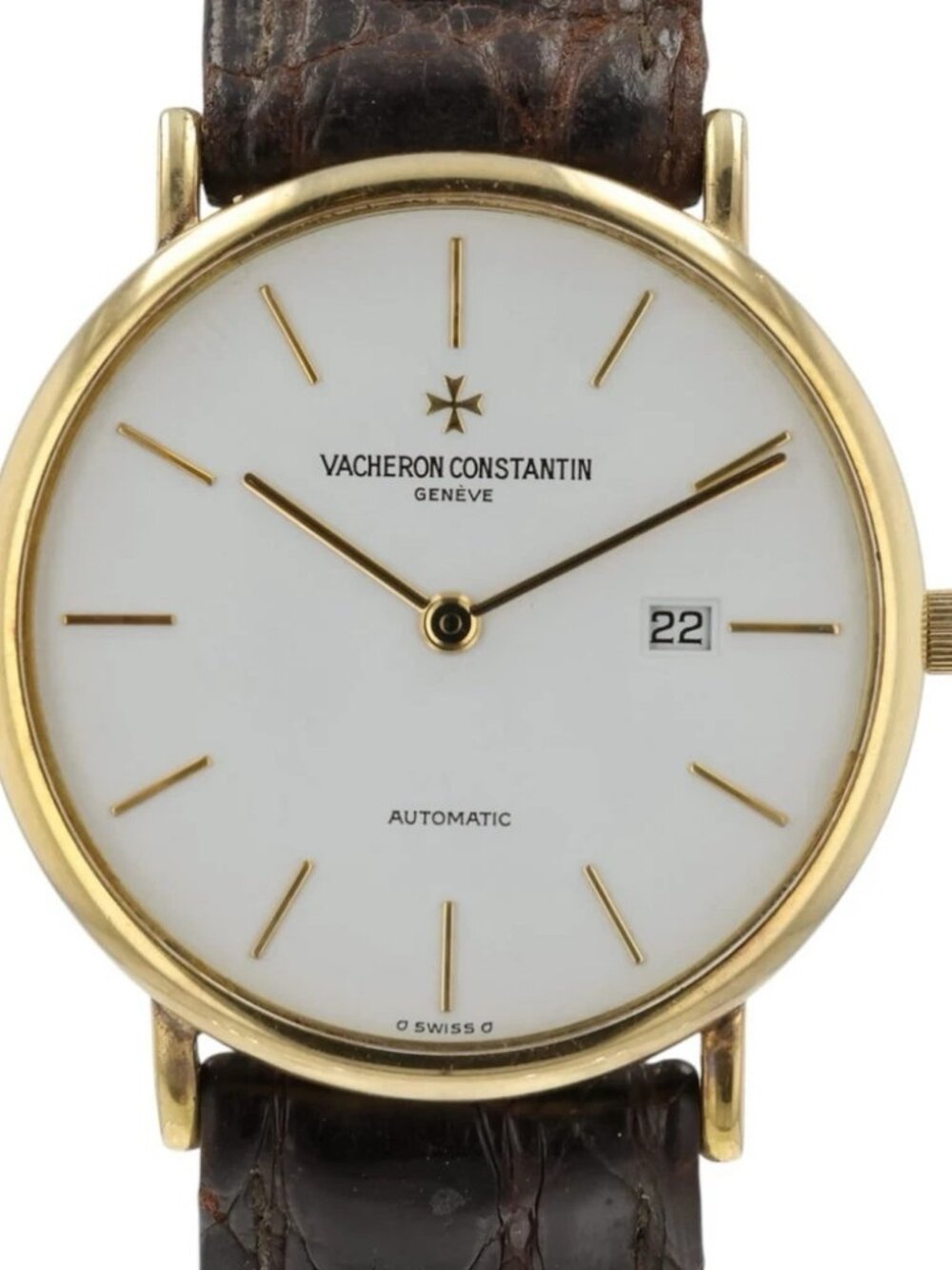 Vacheron Constantin White Dial 18k Yellow Gold 32mm Automatic Men’s Watch
